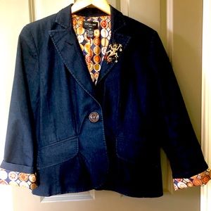Denim blazer